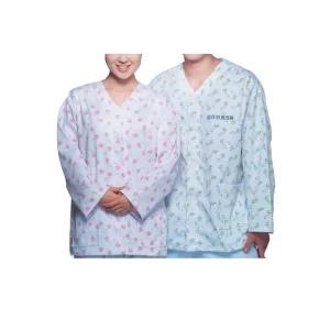 건강검진센터 입원실 마크인쇄 병원 환자복 여성 핑크