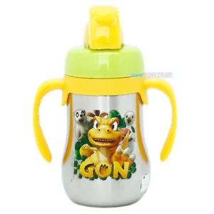 곤 스텐 양수 빨대 물통 캐릭터 아동 어린이 다용도 유아컵 빨대컵