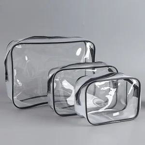 여행 파우치 PVC 투명 세트 화장품 소지품 정리용세면도구치 용클리어백 소품치 방수치 캠핑치 피크닉치 수