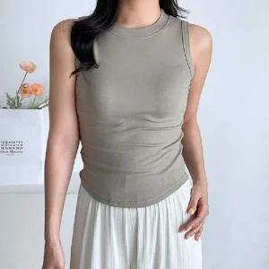 걸스 슬리브리스 티탑 데일리 S/S 신제품민소매