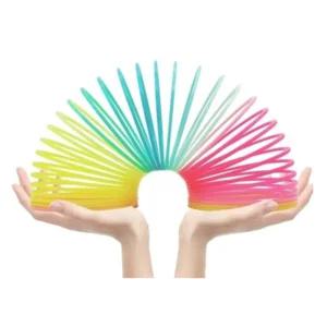 롤링 파스텔 칼라링 완구 비식품 1타x 12개입링 매직링 무지개링 슬링키스프링 장난감 보드게임 단체선물