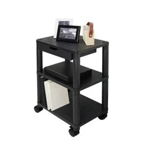 프린터 받침대 다용도 스탠드 이동식 카트 3단형팩스 복합기 사무용품 선반 프린트다이 거치대 서랍
