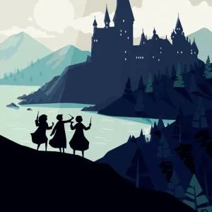 하모니아트 DIY 유화그리기 세트 40x50 해리포터액자만들기 취미생활 용품 그림그리기 페인팅 작품만들기