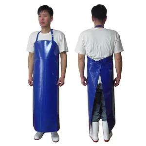 양면 코팅 방수 앞치마 우레탄 주방 업소 작업 대용 정육점 음식점 수산시장 업소용
