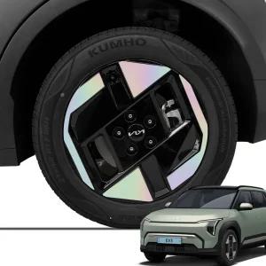 EV3 17인치 휠 스티커 차량용 튜닝용품타이어휠 스크래치방지필름 기스 자동차DIY 신차선물 휠스티커 용데