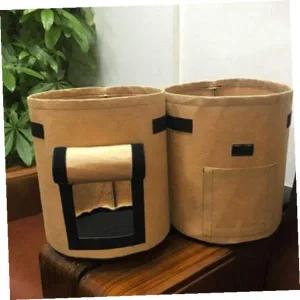 [골드스마일]화분부직포커버 고구마 감자키우기 부직포 화분 2p 화분부직포커버