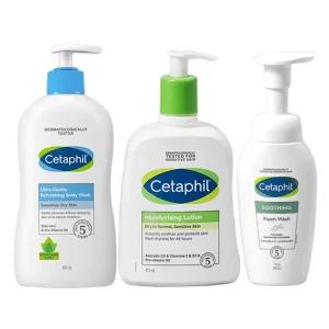 세타필 민감보습 선물세트 (로션 473ml+워시 400ml+수딩폼워시 200ml) 저자극