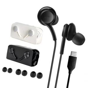 이어폰 AKG C타입 유선 폰 호환 갤럭시 S 노트 제트플립 블랙 화이트 형 개별