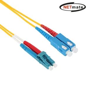 (Netmate) LC-SC-2C 싱글모드 광점퍼 케이블 10M랜 퍼케이블 패치 퍼코드 점퍼 퍼선