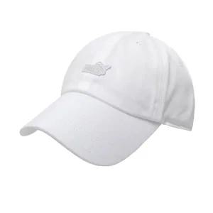 푸마 PUMA 에센셜 NO.1 로고패치  베이스볼 벨크로 볼캡 야구 골프 모자 화이트 025997-02