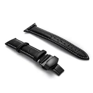 워치용 스트랩 가죽 밴드 고급 데일리 더블버클
