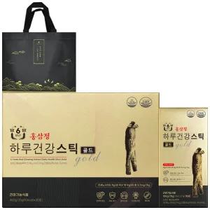 대한홍삼 6년근 홍삼정 하루건강스틱 골드 선물세트 450g 1개 + 쇼핑백