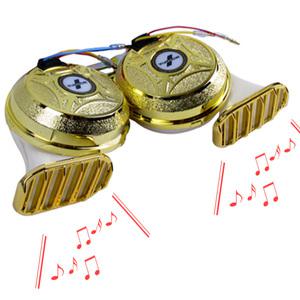 차량용 클락숀 6종모음 전기혼 3기능 클락션 5기능 전자혼 다양한소리 차량용 크락션 스쿠터 할리 에어혼