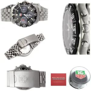 전시품급 남자 태그호이어 시계 포뮬러1 크로노그래프 블랙 쿼츠 AS가능