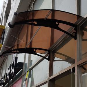 캐노픽스 350X1300 눈막이테라스 가림막시설 렉산캐노피 창문차양 테크비가림 비가리개