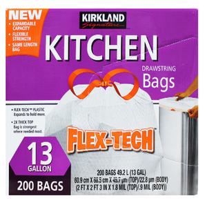 [CO(생활용품(기타잡화))]KIRKLAND SIGNATURE 쓰레기봉투 49.2L X200매 (코스트코)