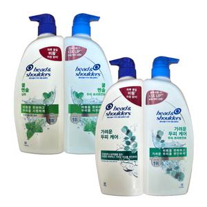 헤드앤숄더 쿨멘솔/가려운 두피케어 샴푸 트리트먼트 850mL