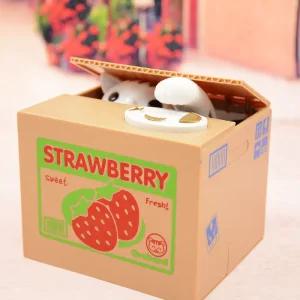 스토리빙 동전먹는 고양이 저금통