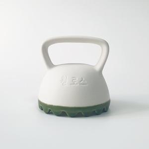 휠로스테라피 백토웨이브 마사지도구 두피마사지 도자기 손잡이 두피 얼굴 괄사