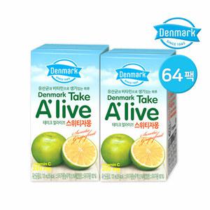 동원 덴마크 테이크 얼라이브 스위티자몽 120ml 64팩 / 과일주스