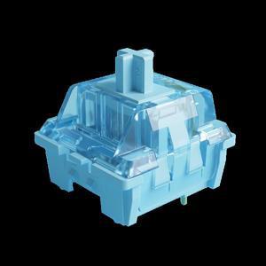 Akko V3 크림 블루 스위치, 3 핀 38gf 촉각 스위치, MX 기계식 키보드와 호환 가능 (45 pcs)