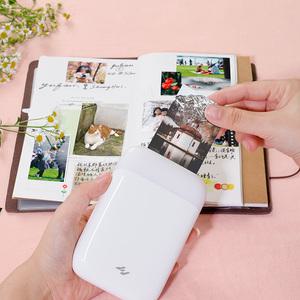 포켓 포토 프린터 3인치 즉석 핸드폰 사진 인화지50매