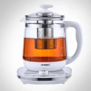 무선 전기포트 티포트 커피포트 전기 주전자 스텐 내열 유리 온도조절 보온 드립 보트 차탕기 차포트