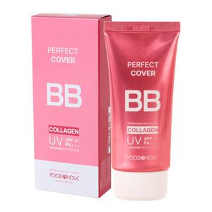 푸드어홀릭 퍼펙트 커버 콜라겐 비비크림 50ml SPF41 /자외선차단 톤업 결광 BB