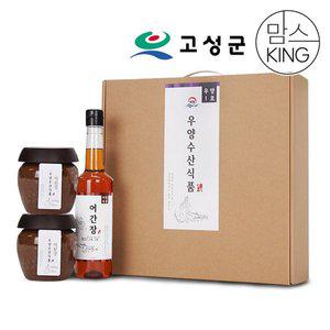 갤러리아 [공룡나라] 우양수산 어간장 500ml+어된장 500g x 2개 선물세트
