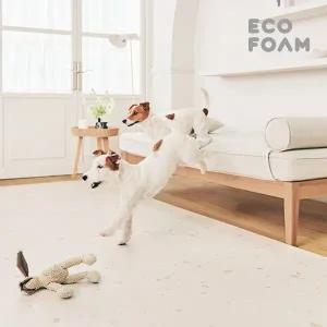[도그자리 에코폼] 항균방수 강아지 롤매트 110cm폭 15mm 복도형 x 1M
