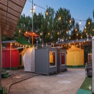 [인천/강화] 강화도 제이크라운 몽골 게르 펜션 (주차장/편의점/매점/개별바베큐/공용수영장(실외)/가족/커플)