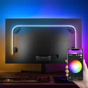 [ PHILIPS 코리아 공식판매점 ] 필립스 휴 24-27 플레이 그라디언트 PC 모니터 라이트스트립 60-68CM