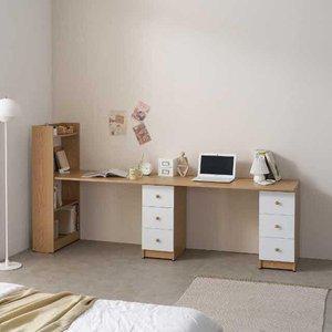 [신세계몰]아도라퍼니처 책상 2인용 서랍형 책상세트 2400