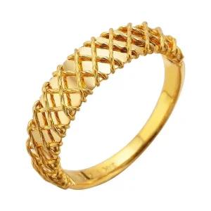 갤러리아 여자 순금 반지 크로스 빗살 24K 3.75g 애끼 검지 엄지