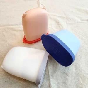 여행용 비누 케이스 받침대 휴대용 수영 비누곽 홀더 실리콘 뚜껑