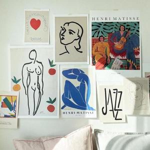 [G3O22M8]A2 명화 포스터 앙리마티스 드로잉  마티스 그림