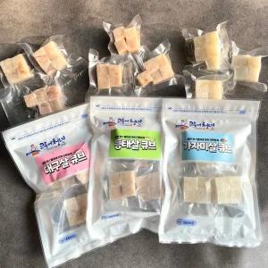 [고등어청년] 생선큐브 순살 가자미살 120g 외 대구/동태살 이유식 유아식