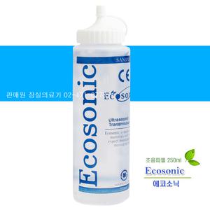 에코소닉 초음파 전용젤(얼굴용/미용용) 250ml x 1개 / 초음파 미용기 안면용 초음파 전용젤