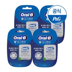 오랄비 치실 글라이드 딥 클린 40m 4개