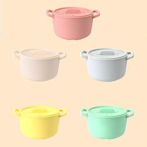 2가지 사이즈 다용도 실리콘 찜기 계란찜 이유식 데우기