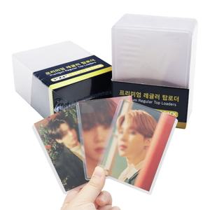 TOY7 포카 포토카드 포꾸 투명 6000 프리미엄 레귤러 탑로더 1팩(25장)