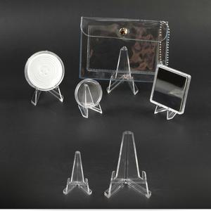 미니 투명 아크릴 거치대 랙 메달 사진 액자 소품 전시 디스플레이 받침대 스탠드 진열대