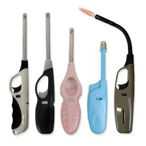 양초 캔들 주방용 라이터 가스점화기 길이조절 캠핑 미니토치 업소용 충전가능 8종