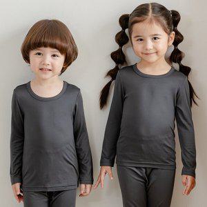 [꼬마친구]차콜 웜히트텍 아동내의 아동내복 실내복