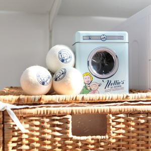 넬리 울 드라이어 볼 4개입 양모 100% 건조기 세탁볼