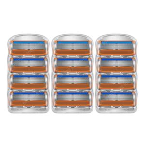 토브리빙 질레트 호환 면도날 고급 매뉴얼 퓨전파워 오렌지 3팩 12개입