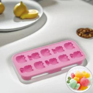 헬로키티 실리콘 아이스트레이 얼음틀 몰드 산리오 캐릭터 초콜릿 베이킹 트래이 SLT2