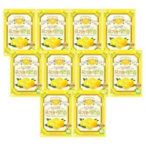 [셀러허브][홀베리] 제주농장 1일1레몬 유기농 레몬즙 20g x 14개입 10박스 -SDL- (S24019105)