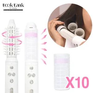 퀸스IN태양 뚝딱구르프 오토롤링 에어스타일러(노즐3개)+열구르프10개 자동회전에어뽕고데기