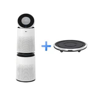 AS305DWWLM o클릭o LG전자 퓨리케어 공기청정기 플러스 V필터 크리미스노우 무빙휠 세트 전국무료배송